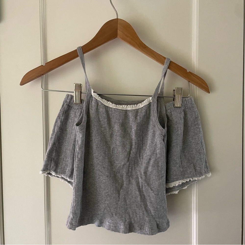 Brandy Melville Gray PJ Set